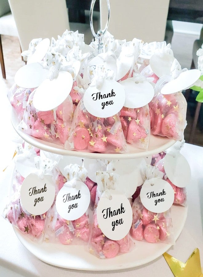 g2 بلس مجموعة G2PLUS من 100 قطعة من بطاقات الهدايا البيضاء مع خيط، بطاقات ورقية دائرية فارغة مقاس 2.2 بوصة، مزودة بفتحات، مثالية للمشاريع الحرفية، وهدايا عيد الميلاد، وحقائب هدايا الزفاف التي يمكنك صنعها بنفسك. - Image 5